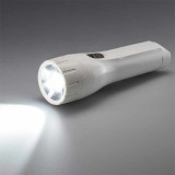 LED懐中ライト 58Lm 連続点灯60時間 単2形×2本付属 本体ABS樹脂  OHM LHP-05C5
