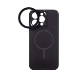 【即納】【代引不可】iPhone 15 Pro Max 用 ケース ハイブリッド カバー 磁力吸着ワイヤレス充電対応 ポーチ付 一眼レフカメラ用 カメラレンズフィルター対応 ブラック エレコム PM-A23DHVCAMPBK