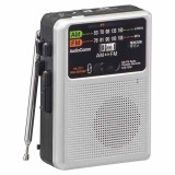 AM FMラジオカセットレコーダー ワイドFM スピーカー搭載 両耳イヤホン付 単3形×2本使用  OHM CAS-730Z