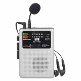 AM FMラジオカセットレコーダー ワイドFM スピーカー搭載 両耳イヤホン付 単3形×2本使用  OHM CAS-730Z