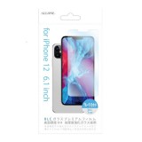 iPhone 12 6.1inch ブルーライトカットガラスフィルム 硬度9H 0.33mm ラウンドエッジ加工 飛散防止 アローン ALK-I12BLCGF6.1