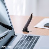 【即納】【代引不可】Bluetoothペン型マウス（充電式） PC スマホ タブレット タッチペン付き ペンで書く感覚で使用できる サンワサプライ MA-PBB317DS