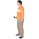 なりキャラ研究部 オレンジ少年 メンズサイズ コスプレ コスチューム 衣装 仮装 変装 クリアストーン 4560320881438