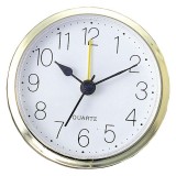 時計 アラーム時計 丸型時計 ゴールド アラーム付 クロック CLOCK 丸型 アラーム付時計 シンプル 丸 アーテック  5153