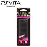 PlayStationVita PSVITA ソフトカードケース ゲームカード8枚＋メモリーカード2枚収納 アローン ALG-V2CC