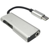 変換アダプタ USB Type-Cオーディオ変換アダプタ 充電ポート搭載 カシムラ AE-221