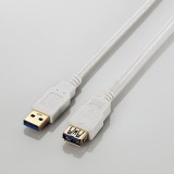 【即納】【代引不可】エレコム(ELECOM) USB3.0延長ケーブル（A-A） 製品型番：USB3-E20WH（4953103632356）