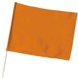 大旗（オレンジ）フラッグ 運動会 体育祭 スポーツ クラス チーム 応援 観戦 アーテック  3248