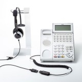 【即納】【代引不可】ヘッドセット コールセンター 電話用 片耳タイプ サンワサプライ MM-HSRJ02