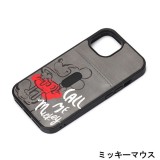iPhone 13 mini 5.4インチ ディズニー タフポケットケース 耐衝撃 耐振動 カード収納 ストラップホール付 PGA PG-DPT21J