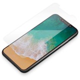 iPhoneX 用 液晶保護ガラスフィルム スーパークリア＋スリム PGA PG-17XGL03