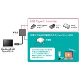 【即納】【代引不可】USB Type-C　ハブ（3ポート） サンワサプライ USB-3TCP12BK
