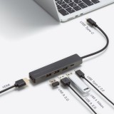 【代引不可】HDMIポート付 USB Type-Cハブ サンワサプライ USB-5TCH15BK