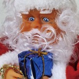FUNNYクリスマス ミュージック 帽子をパタパタご機嫌サンタ Christmas おもちゃ 電池式 動くおもちゃ 玩具 トイ SPICE OF LIFE LCXZ2320