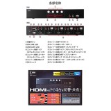 【即納】【代引不可】パソコン自動切替器 HDMI対応 PC4台を切替・共有 WUXGA フルHD 対応 USB2.0ハブ 4ポート 搭載 サンワサプライ SW-KVM4HHC