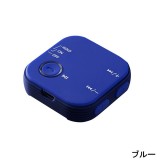Bluetooth オーディオレシーバー クリップ付 マイク搭載 スマホ 音楽 通話 ワイヤレス グリーンハウス GH-BHRB