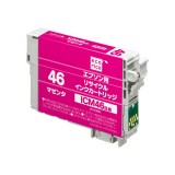 【代引不可】エプソン ICM46 互換 リサイクルインク カートリッジ マゼンタ エコリカ エレコム ECI-E46M