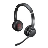 【代引不可】Bluetoothヘッドセット 両耳タイプ 単一指向性マイク ヘッドセット 左右対応 ヘッドホン マイク 通話 WEB会議 音楽 コンパクト 便利 ブラック サンワサプライ MM-BTSH62BK