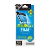 iPhone SE 第3/第2世代/8/7/6s/6 液晶保護フィルム ガイドフレーム付 ブルーライト低減/光沢 ハードコート 抗菌 アイフォンフィルム PGA PG-22MBL01