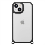 iPhone15 Plus 対応 ケース カバー クリアタフケース ブラック 耐衝撃 ハイブリッドケース iPhoneカバー iPhoneケース Premium Style PG-23CPT01BK