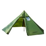 【即納】ワンポールテント キャンプテント ティピー型テント 2～3人用 煙突穴付き 薪ストーブが使えるワンポールテント アウトドア キャンプ Land Field LF-OT010-GR