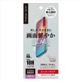 iPhone15 Plus iPhone15 ProMax 対応 液晶保護ガラス スーパークリア  Premium Style PG-23CGL06CL