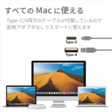 【即納】【代引不可】Mac用 外付けポータブルDVDドライブ Type-C対応 USB3.0 M-DISC対応 Windows使用可 エレコム LDR-PVB8U3M