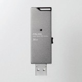 【代引不可】USBメモリ 16GB USB3.0 超高速転送 スライド式 キャップレス スリムデザイン スタイリッシュ エレコム MF-DAU3016G