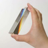 三角プリズム 三角 光の実験 人口水晶 分光 3x3x10cm 実験 自由研究 学校教材 学習 勉強 授業 学校 アーテック 94600