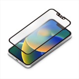 iPhone 14 iPhone 13 iPhone 13 Pro 6.1インチ 対応 液晶全面保護ガラス ブルーライト低減 アンチグレア ガイドフレーム付 画面保護 ガラス 表面硬度10H dragontrail  PGA PG-22KGL04FBL