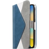 iPhone 14 Pro 6.1インチ 用 手帳型 フリップ カバー レターデザイン ブルー PGA PG-22QFP06BL