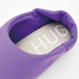 HUG バブーシュスリッパ ポーチ付き PURPLE パープル レディースサイズ 23～24.5cm バブーシュ スリッパ 室内履き HUG A565PU