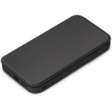 iPhone 14 Plus 6.7インチ 用 手帳型 ガラス フリップ ケース カバー ブラック PGA PG-22RGF01BK