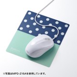 .好みに合わせて選べるツートンデザインのマウスパッド パターンマウスパッド（フルーツ） サンワサプライ MPD-216C