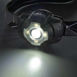 LEDヘッドライト 260lm 単4形×2本使用 連続使用時間4.5h 保護等級IPX4[防まつ形]  OHM LC-S20A7