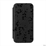 iPhone 14 Pro Max 6.7インチ 用 ガラスフリップ ケース カバー ミッキーマウス 背面ガラス マグネットロック 手帳型ケース Disney ディズニー PGA PG-DGF22S01MKY