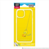 iPhone 14 iPhone 13 6.1インチ 用 ケース カバー MagSafe 充電器 対応 クリアタフケース ルーニー・テューンズ/イエロー Looney Tunes  PGA PG-WPT22K03LNT