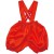 ソフトサテンサロペット かぼちゃパンツ C 赤 幼児 児童 衣類 イベント 発表会 アーテック 15012