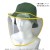 やわらかフェイスシールド 帽子に付けるフェイスシールド サイズ調節可能 簡単装着 簡易 フェイスシールド 透明 クリア アーテック 51105