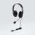 【代引不可】ヘッドセット Type-C変換付 両耳タイプ 大型オーバーヘッド ケーブル長1.8m フレキシブルアーム USBヘッドセット ブラック エレコム HS-HP28UCBK