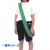 カラーたすき（緑）みどり グリーン タスキ 襷 運動会 体育祭 選手 チーム リレー マラソン アーテック  1224
