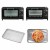 オーブントースター 1000W 15分タイマー ブラック キッチン家電 温度設定切替 OHM COK-YH100D-K