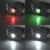 COBヘッドライト点灯3色 単4形×3本使用 300lm 赤、緑、白 HIGH LOW 連続使用MAX4.5h IPX3 防雨形 ブラック  OHM LC-LW300RG-K