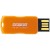USB2.0 回転式フラッシュメモリ 8GB AD-UCT オレンジ ADTEC AD-UCTR8G-U2
