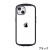 iPhone 13 6.1インチ 耐衝撃ハイブリッドケース Duality 背面クリア グリップ感 ストラップホール付 LEPLUS LP-IM21PLD