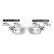 【即納】アイジャスターズ オックスブリッジ メタリック&グレー651950805186 度数可変 シニアグラス ハードケース付 老眼鏡 進行性老眼 夕方老眼 イギリス製 メテックス EYJOXB-MGYBEK