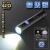 LED充電式ライト ズーム機能 明るさ調整機能 最大420 lm 防水性能IPX4  OHM LH-C42A5