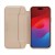 iPhone15 Plus 対応 ケース カバー ガラスフリップケース ベージュ 手帳型 カードポケット 強化ガラス 耐衝撃 背面クリア Premium Style PG-23CGF02BE