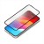 iPhone15 Plus 対応 ガイドフレーム付 液晶全面保護ガラス 角割れ防止PETフレーム アンチグレア 画面保護 ガラス  Premium Style PG-23CGLF02AG
