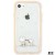 iPhone SE 第2世代/8/7/6s/6 ピーナッツ IIII fit Clear ハイブリッドケース 耐衝撃 背面ラウンド形状 ストラップホール付 グルマンディーズ SNG-639